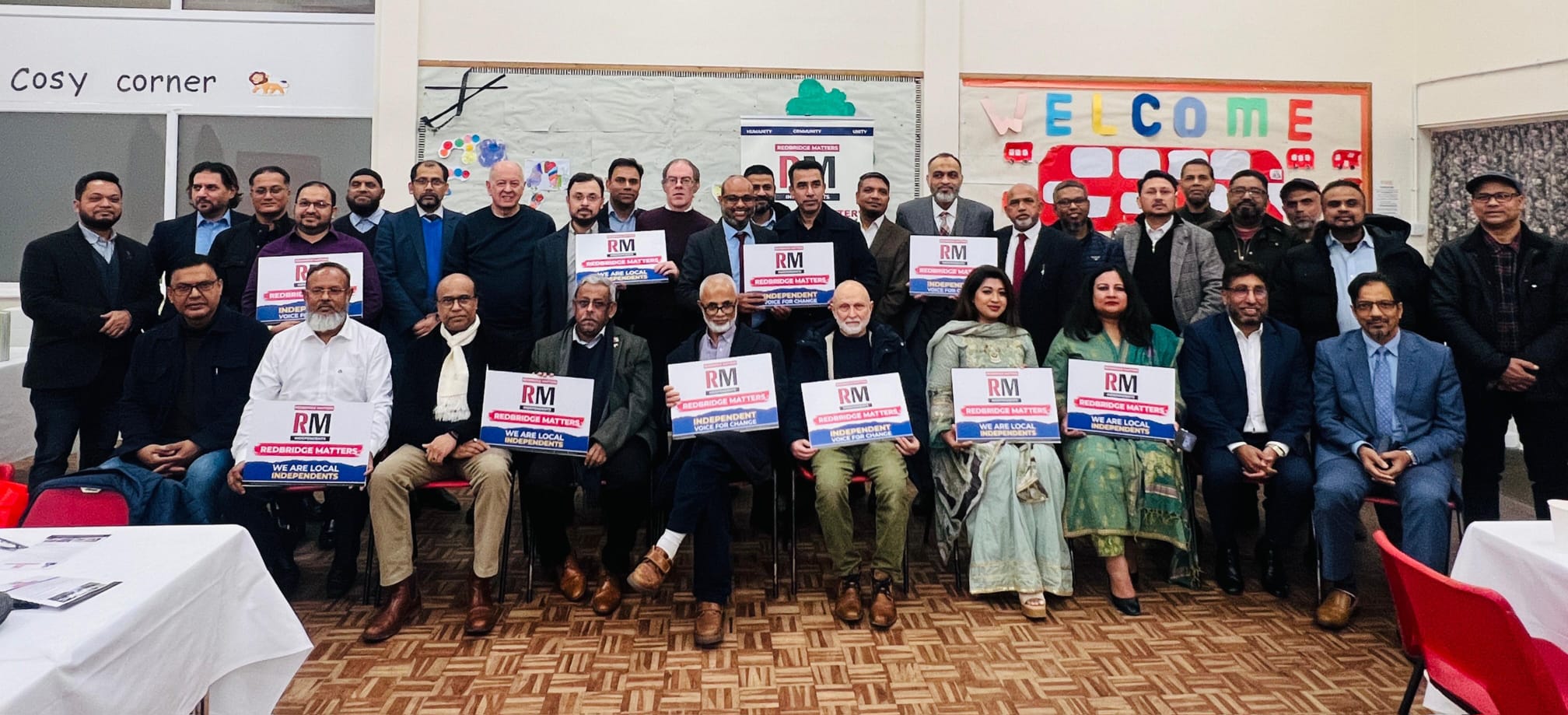 Ilford townhall protest