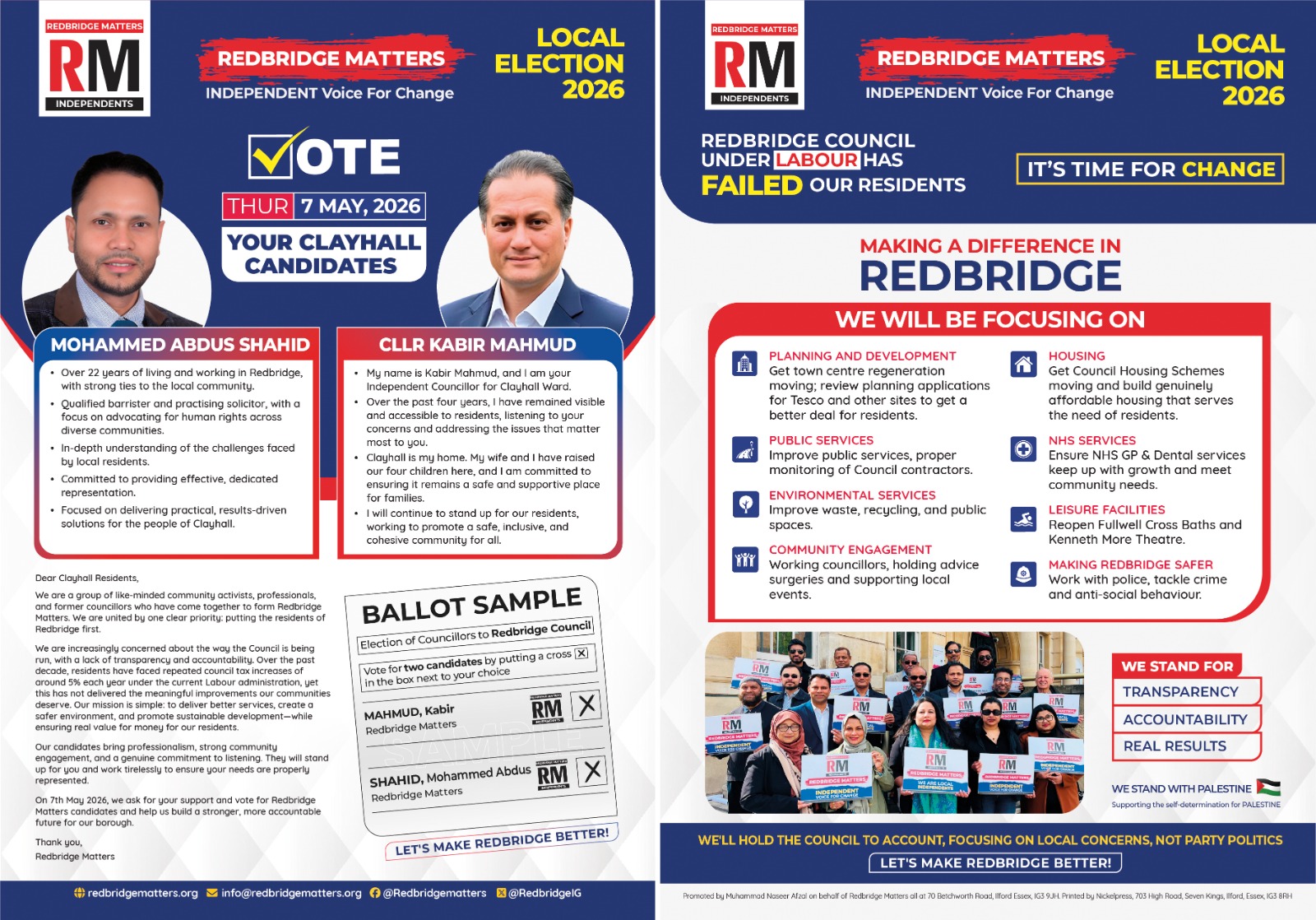 Clayhall candidates